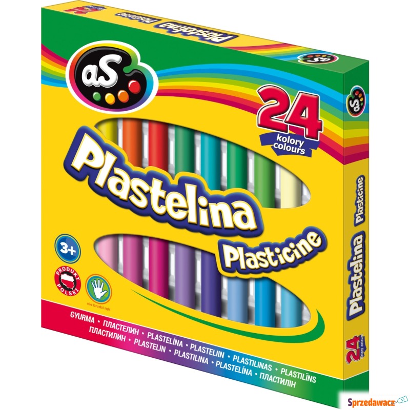 Plastelina Astra AS 24 kolorów - Artykuły papiernicze... - Chorzów