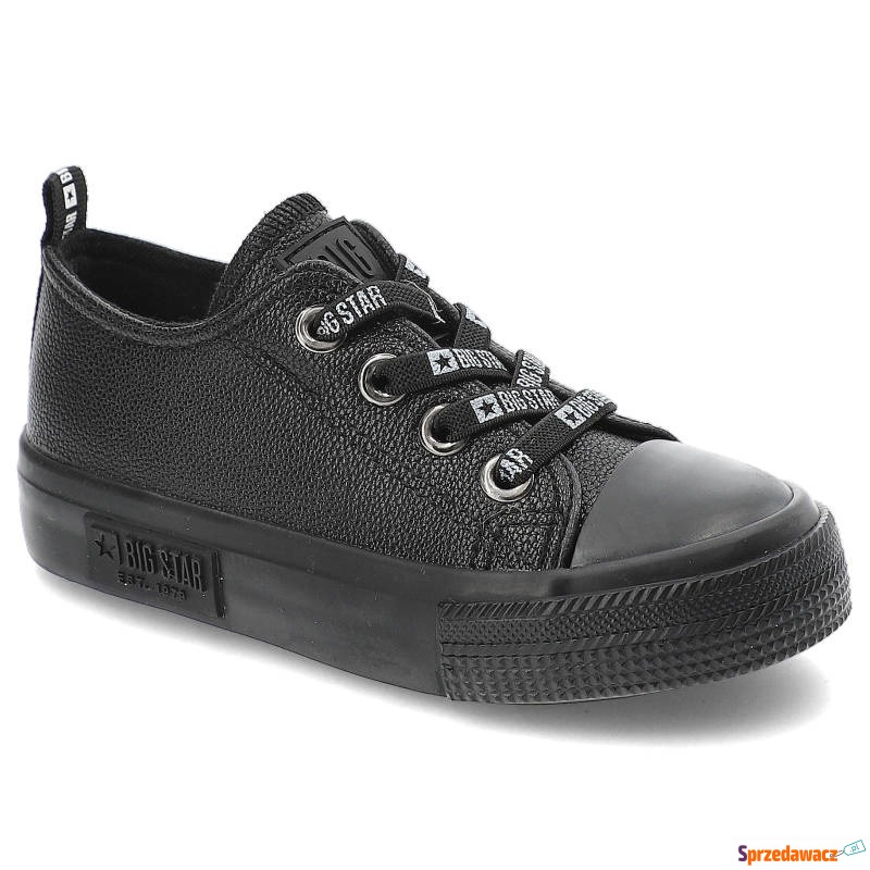 Czarne Trampki Big Star Wsuwane Buty Dziecięce - Buty sportowe dziecięce - Grudziądz