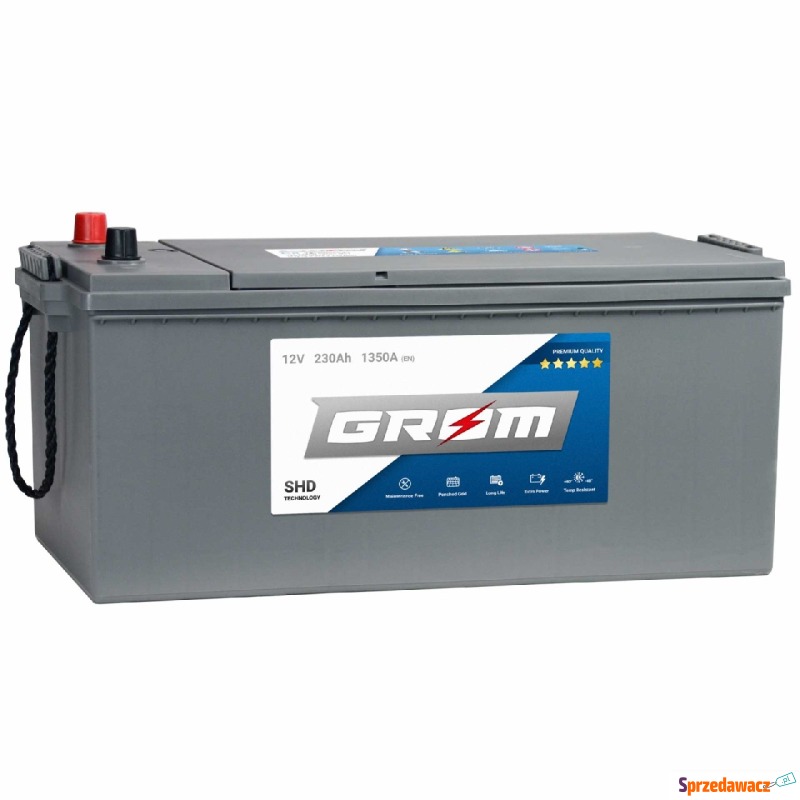 Akumulator Grom shd Premium 230Ah 1350A - Akumulatory - Łomża