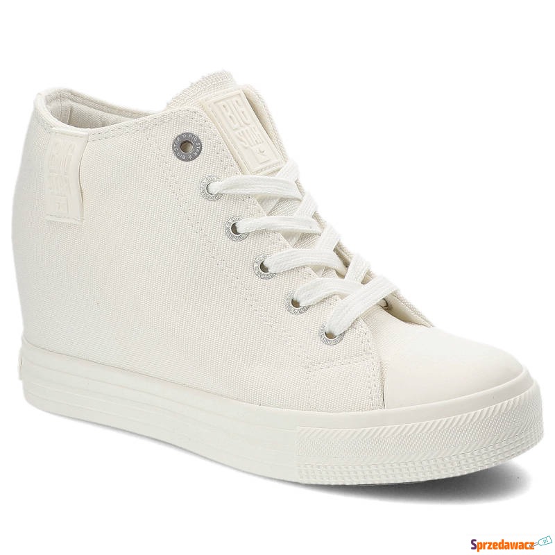 Białe Sneakersy Big Star Damskie Modne Obuwie - Półbuty damskie - Toruń