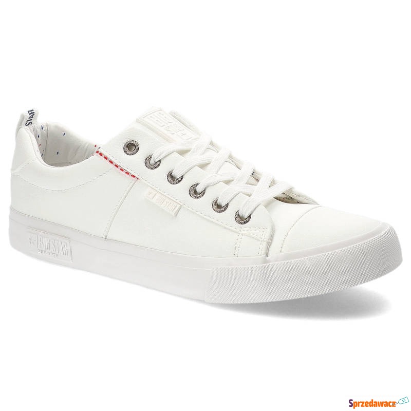 Białe Trampki Big Star Męskie Wygodne Buty - Buty sportowe miejskie... - Grudziądz