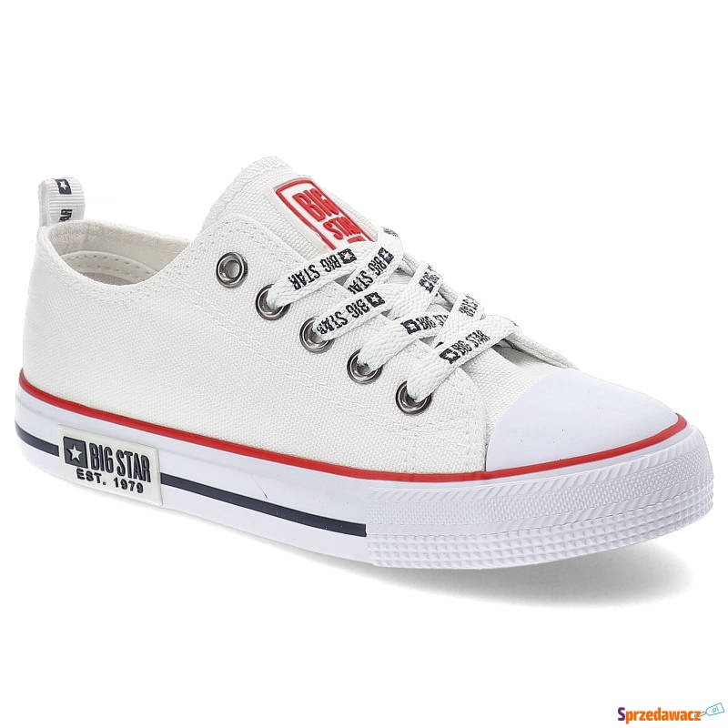 Białe Trampki Big Star Dziecięce Modne Półbuty - Buty sportowe dziecięce - Zielona Góra