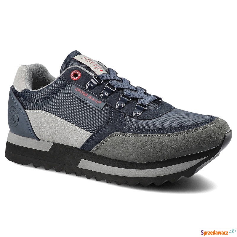 Sneakersy damskie Cross Jeans, skóra ekologiczna... - Buty sportowe miejskie... - Konin