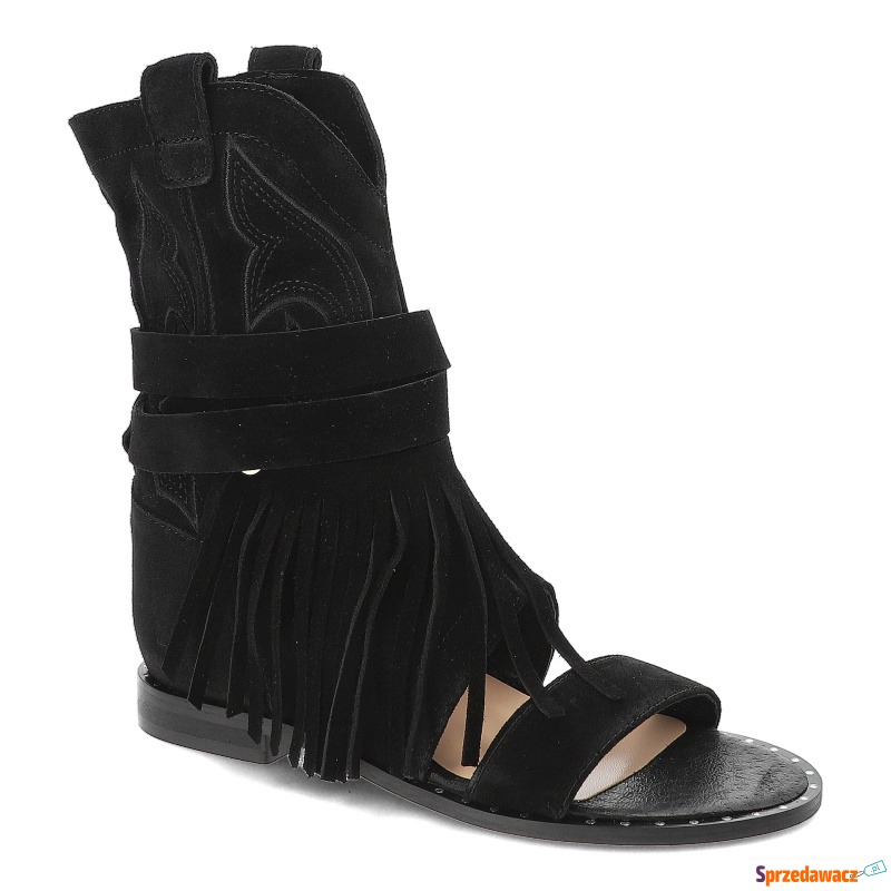Czarne Botki Carinii Eleganckie...