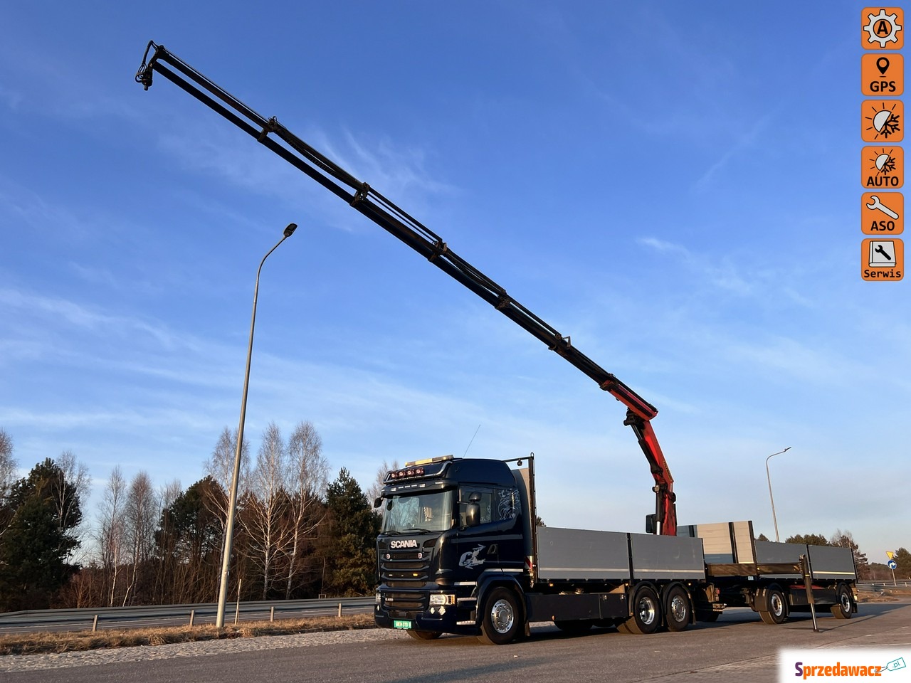 Scania R490 2017/18 HDS DŹWIG...
