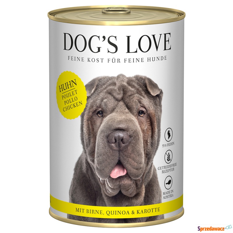Dog's Love Adult 6 x 400 g - Kurczak