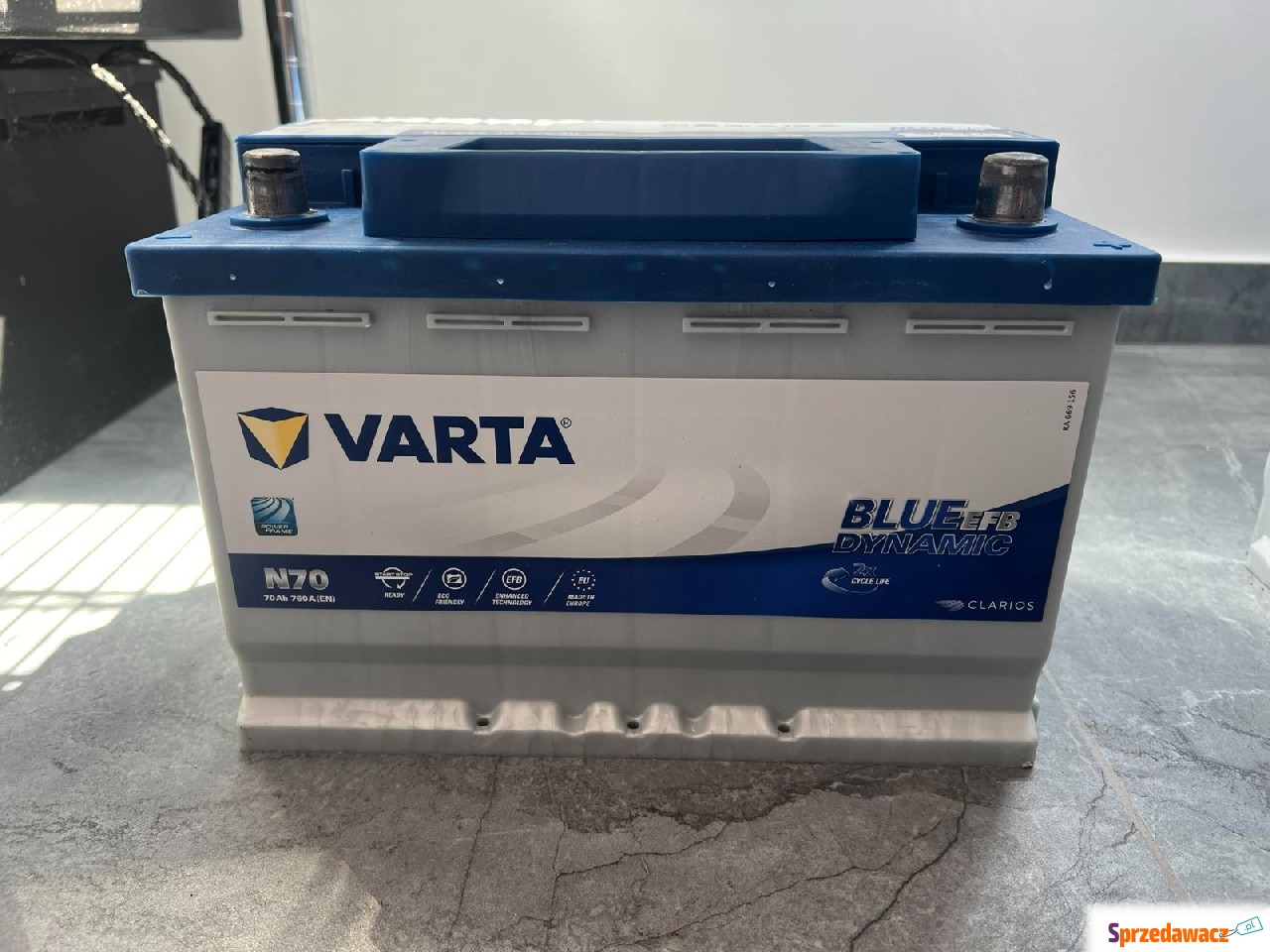 Akumulator EFB 12V 70Ah 760A Varta...