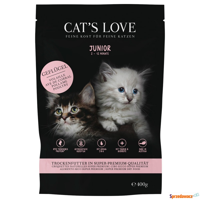 Cat´s Love Junior, drób - 400 g