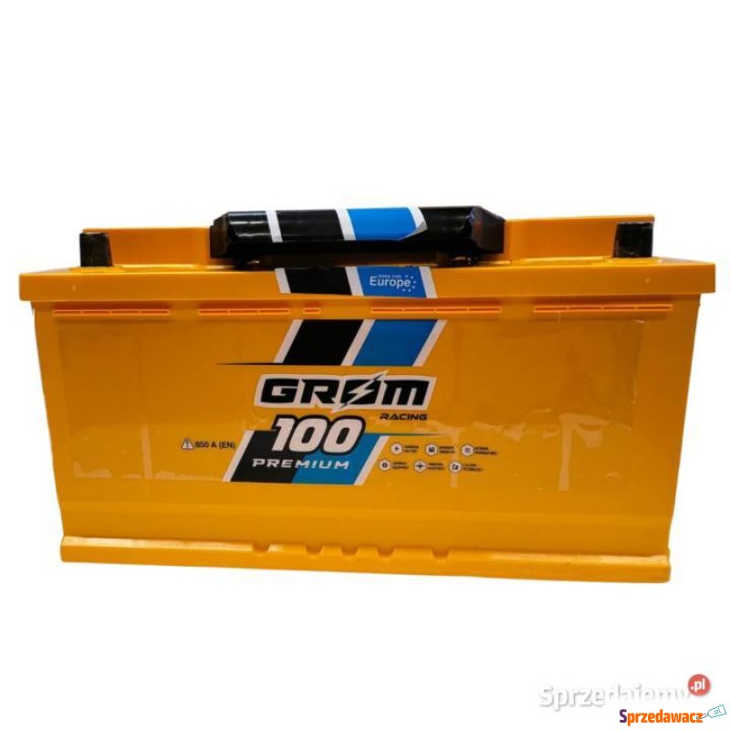 Akumulator GROM racing 100Ah/850a gratis dowóz! - Akumulatory - Rzeszów