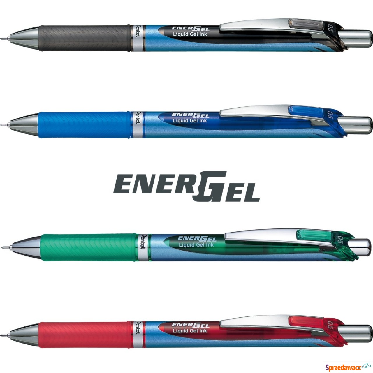 Cienkopis żelowy Energel pstrykany...