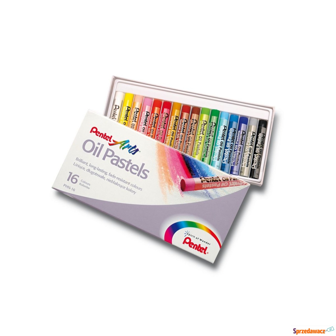 Pastele olejne PHN 16 kolorów Pentel