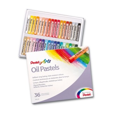 Pastele olejne PHN 36 kolorów Pentel