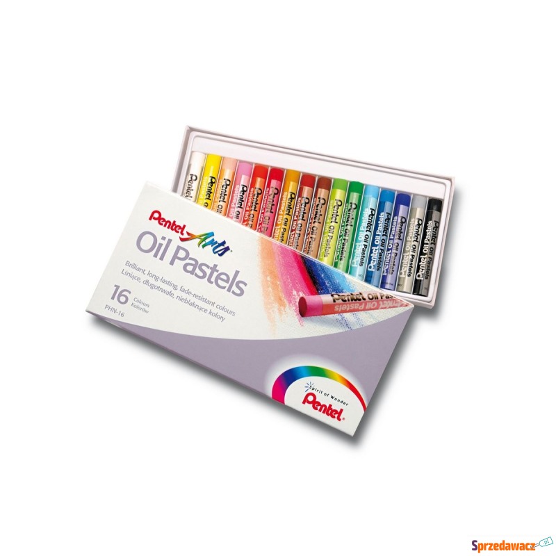 Pastele olejne PHN 16 kolorów Pentel - Kredki, pastele, blendery - Ciechanów