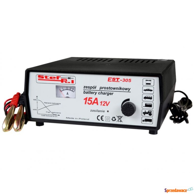 Prostownik Stef-Pol est-305 12V/15A...