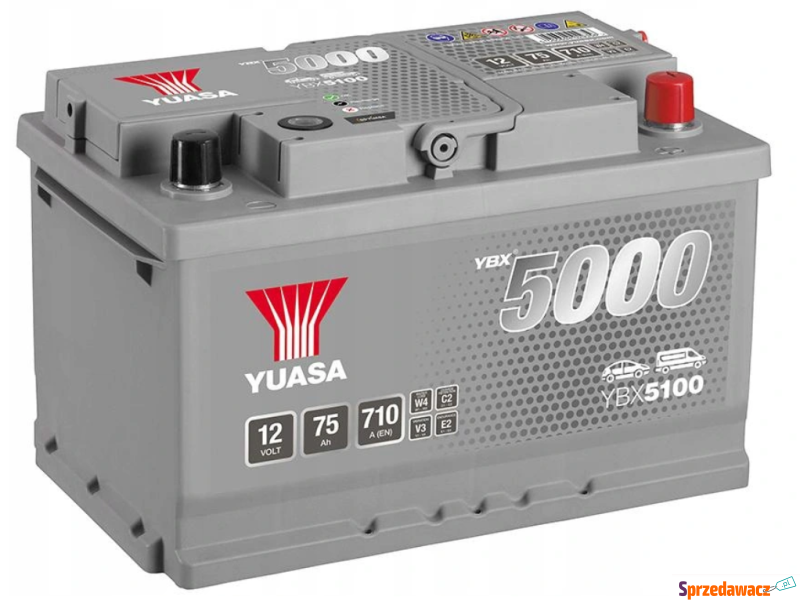 Akumulator 75Ah 710A EN yuasa...