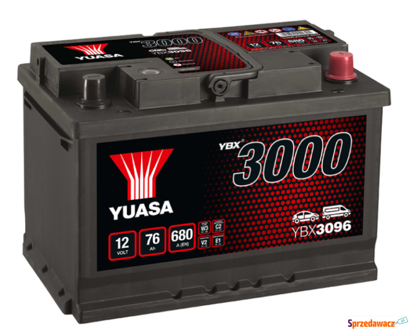 Akumulator 76Ah 680A Yuasa Standard...
