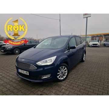 Ford Grand C-MAX - Key-Less*Led*6-Biegów*KlimaTronic*CzujnikiParkowania*Gwarancja na ROK