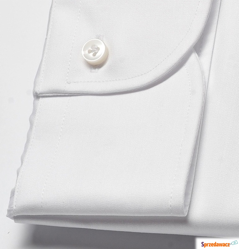 Elegancka biała koszula męska taliowana (SLIM... - Koszule męskie - Inowrocław