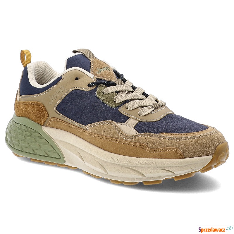 Granatowe Sneakersy Jeep Modne...