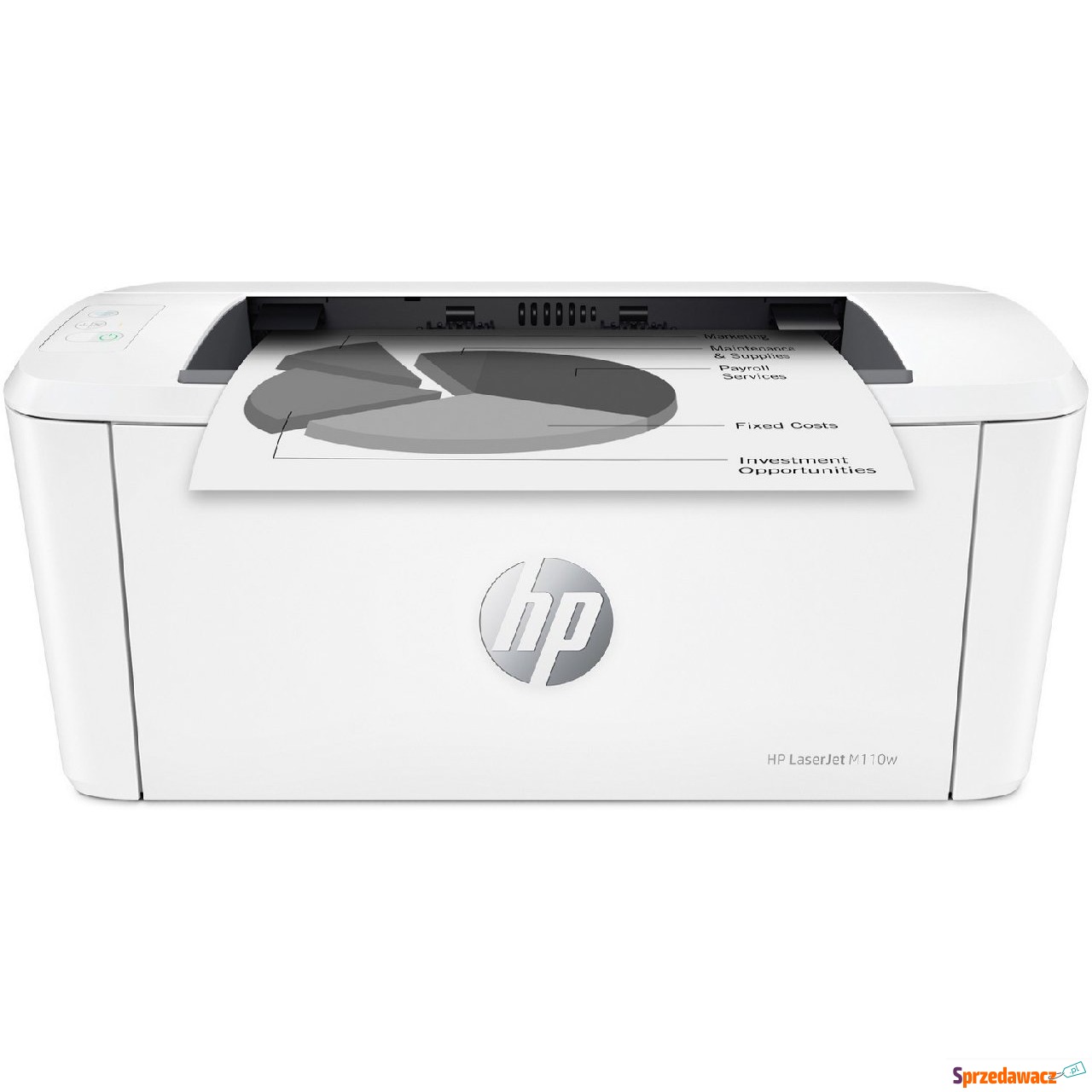 Monochromatyczna HP LaserJet M110w...