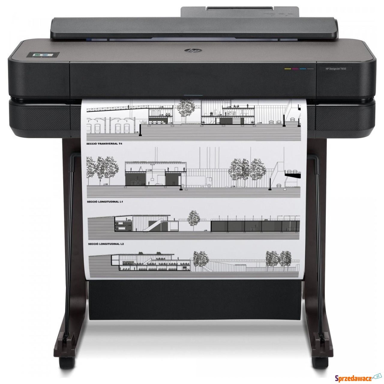 Kolorowa Ploter HP DesignJet T650...