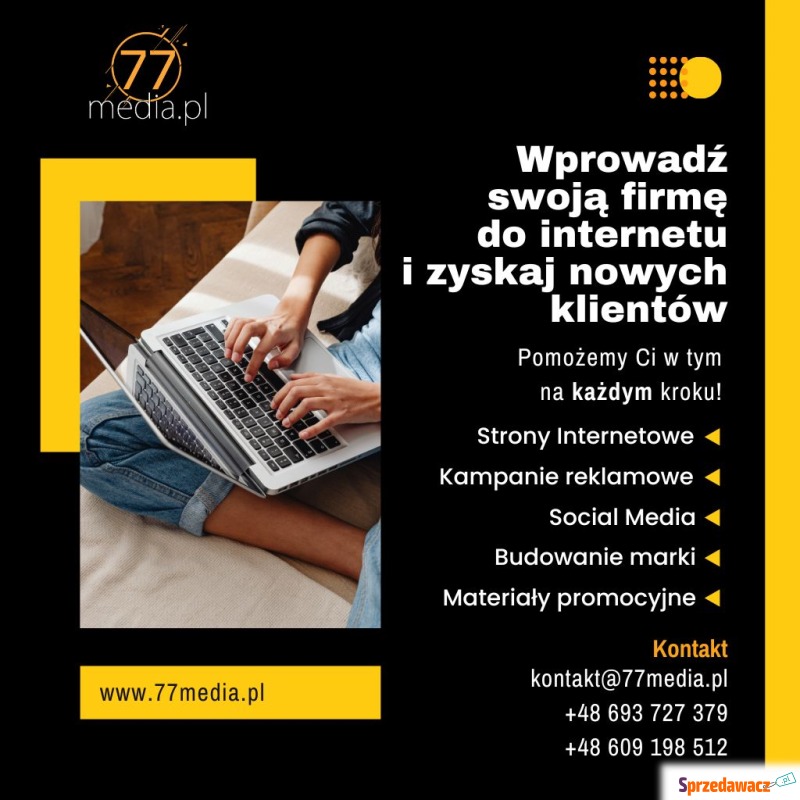 Strona, reklama, social media -...