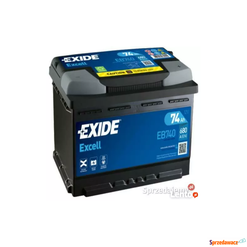 Akumulator 74Ah 680A EN Exide Excell