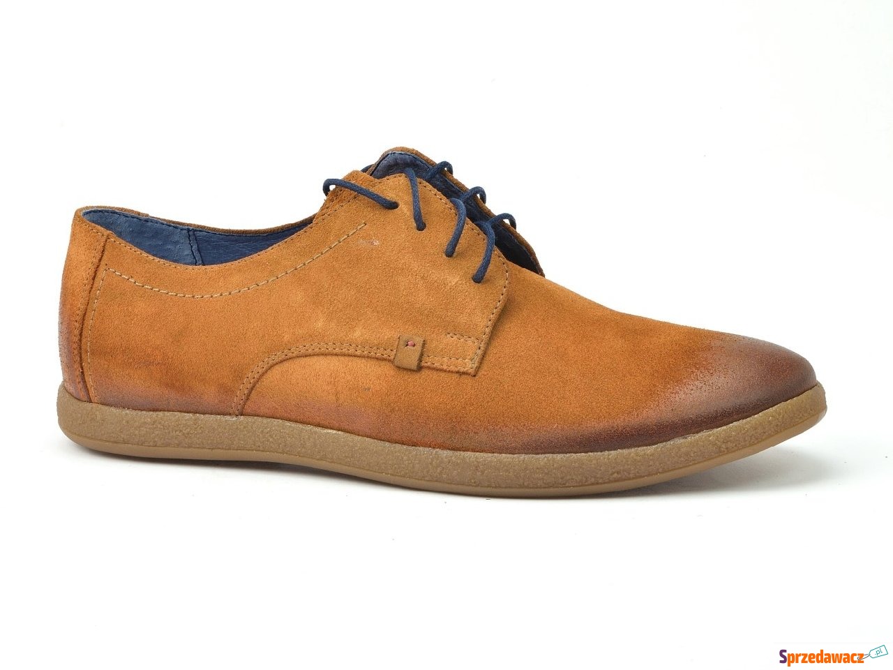 Półbuty Kamil 1708 camel zamsz