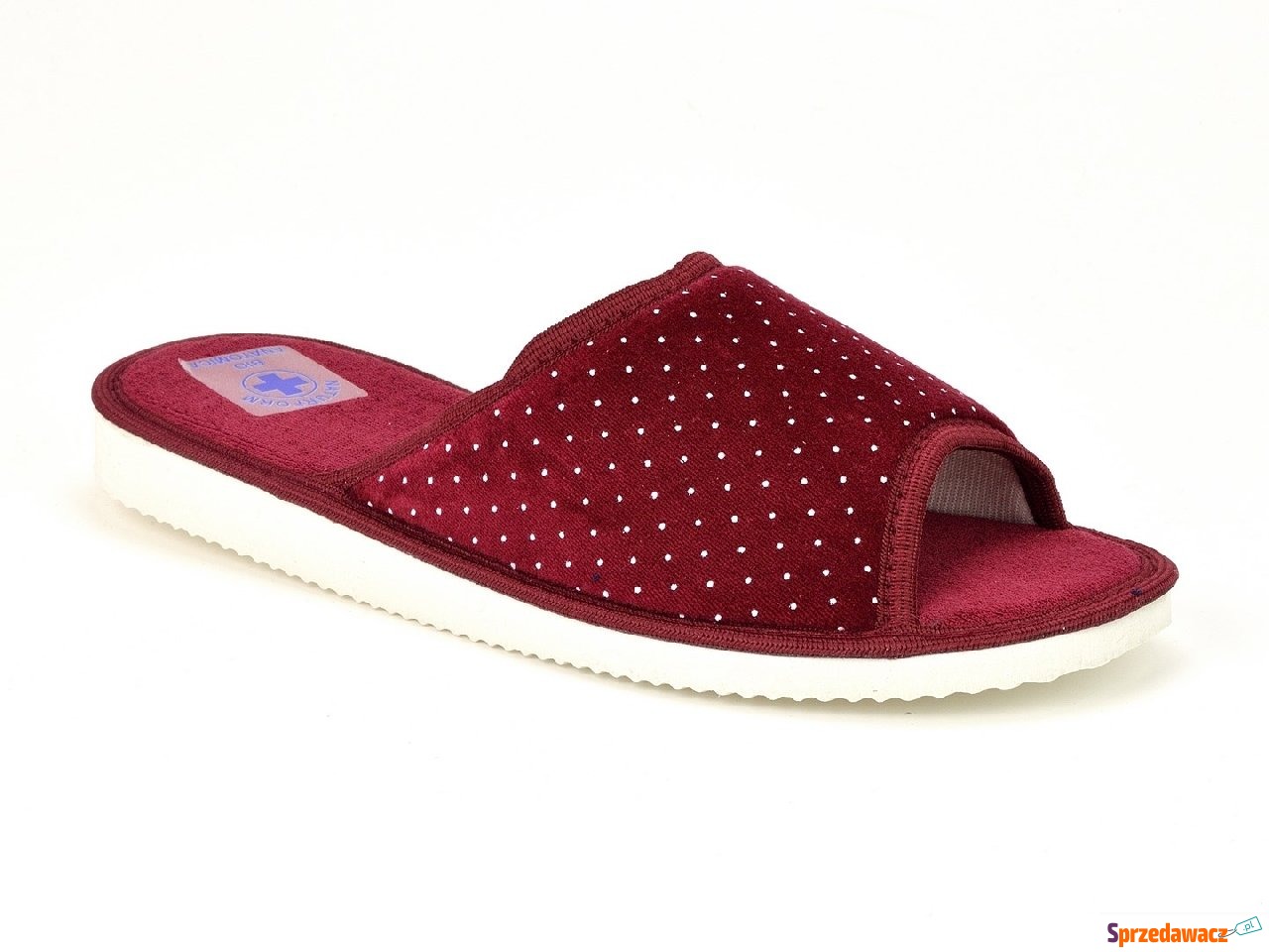 Pantofle PAMI 118-DOG burgund
