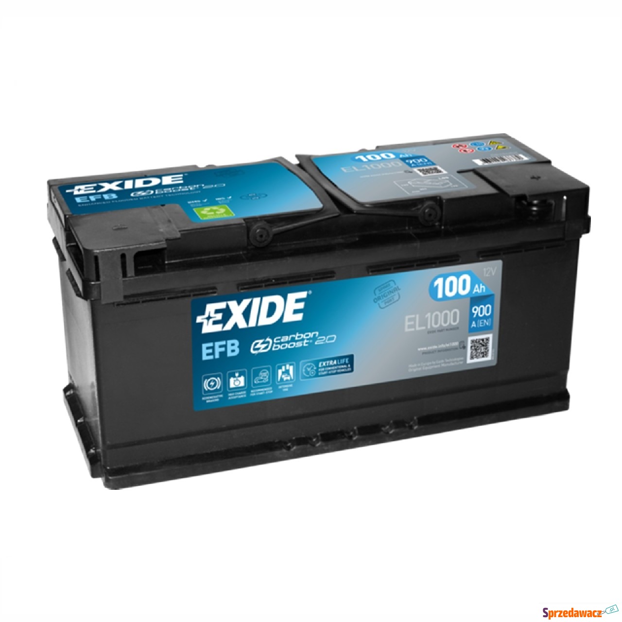 Akumulator 100Ah 900A Exide Start...