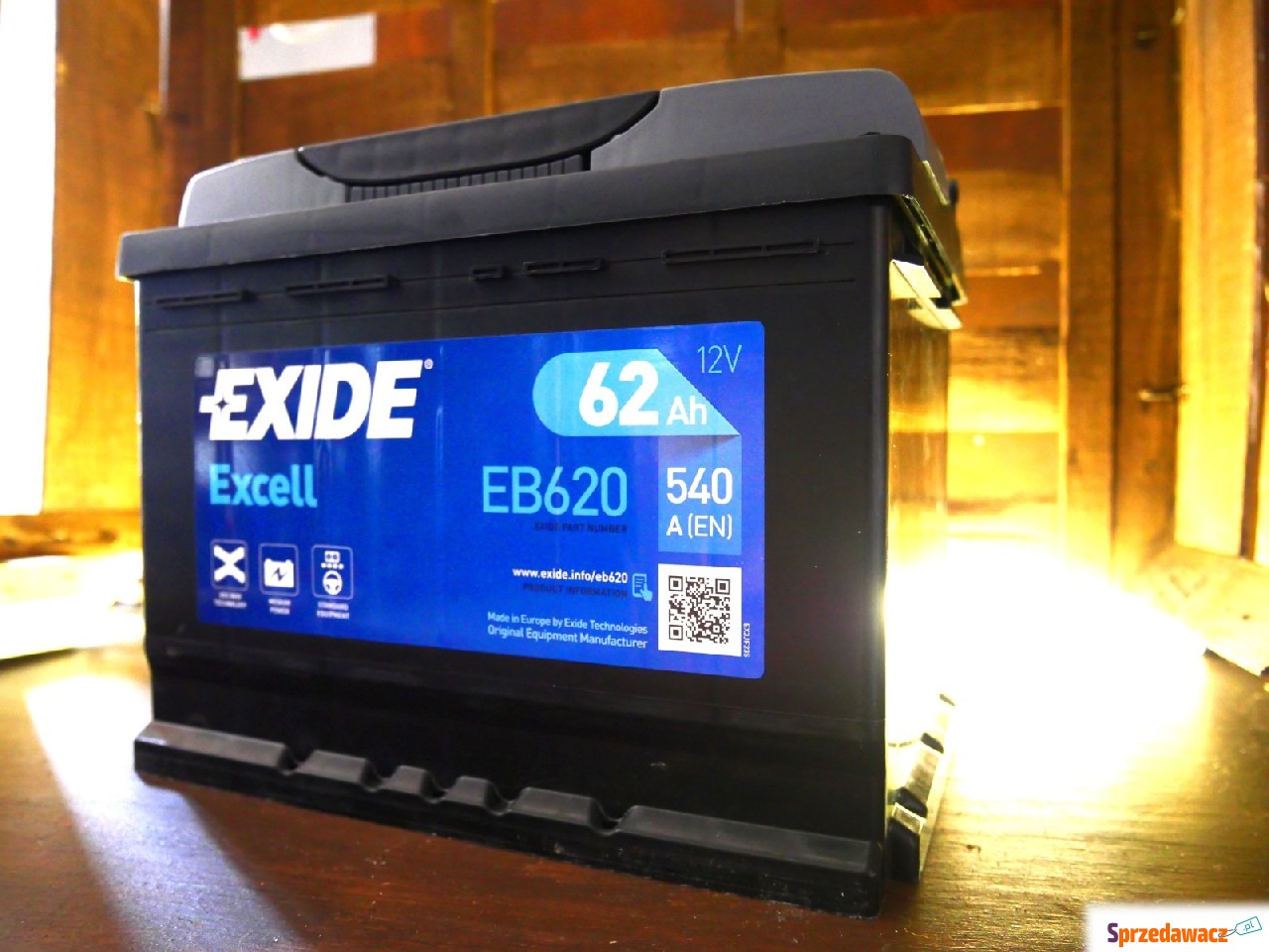 Akumulator 12V 62Ah 540A Exide...