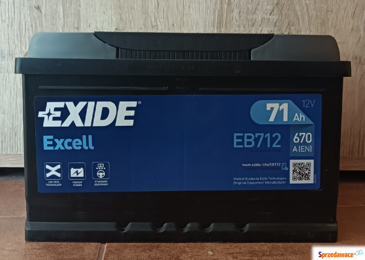 Akumulator 12V 71Ah 670A Exide...