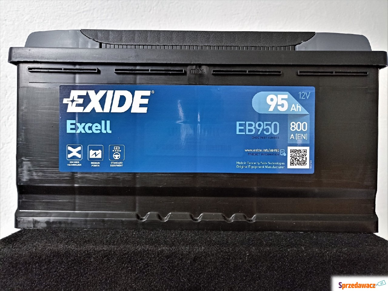 Akumulator 12V 95Ah 800A Exide...