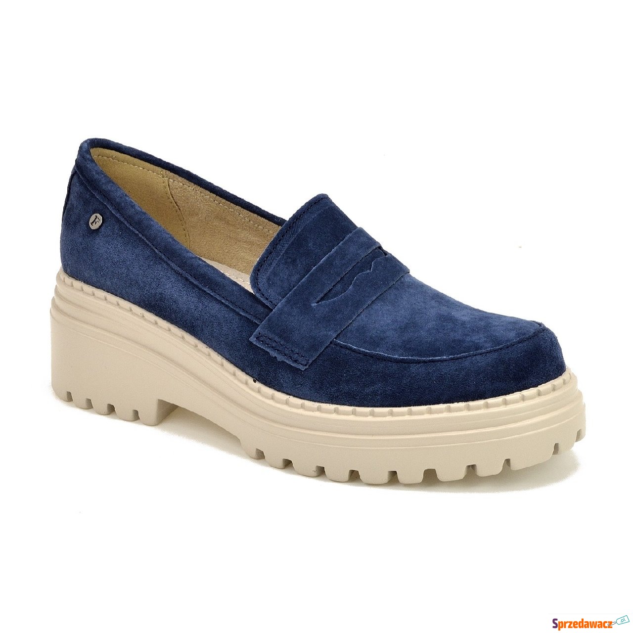 Mokasyny Filippo DP6124/24 niebieskie