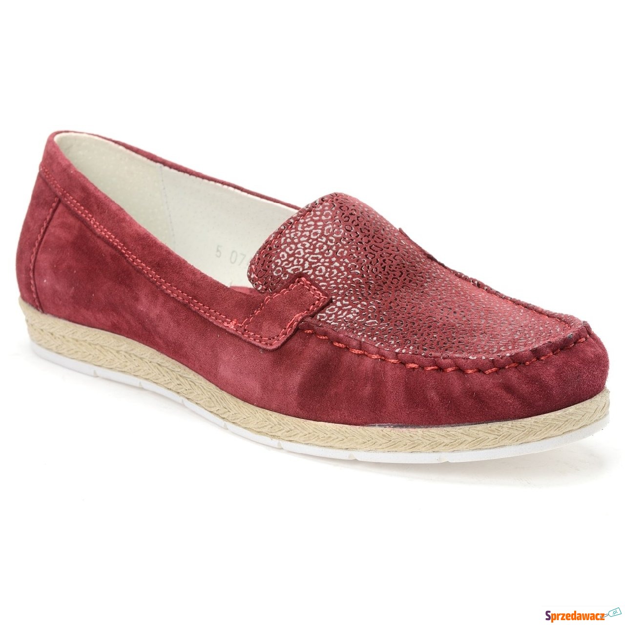 Mokasyny Pollonus 5-0744-008 Rosso...