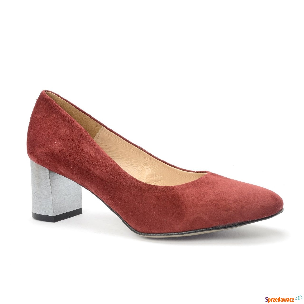  KAMIL 1307 bordo zamsz 