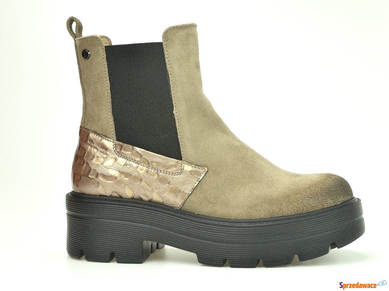 Botki  Lemar 60318 W. taupe + odessa