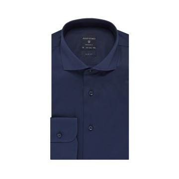 Elegancka granatowa koszula męska taliowana, SLIM FIT Profuomo 38