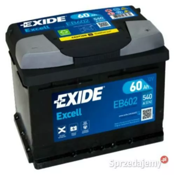 Akumulator 60Ah 540A EN Exide Excell - Akumulatory - Otwock - zdjęcie 1