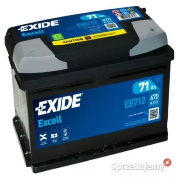 Akumulator 71Ah 670A EN Exide Excell - Akumulatory - Otwock - zdjęcie 1