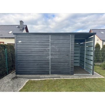 Schowek - domek ogrodowy 3x2m + wiata 1m drew... - Altany, domki, namioty - Opole - zdjęcie 2
