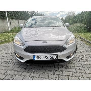Ford Focus - 1.0 EcoBoost 125 KM, Navi, Grzane fotele+kierownica, Serwis, Park Ass