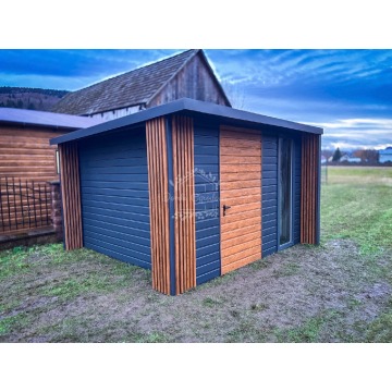 Schowek - Domek ogrodowy PREMIUM 3x3m + wiata... - Altany, domki, namioty - Toruń - zdjęcie 3