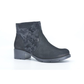 Botki Axel 4446 czarny+moro
