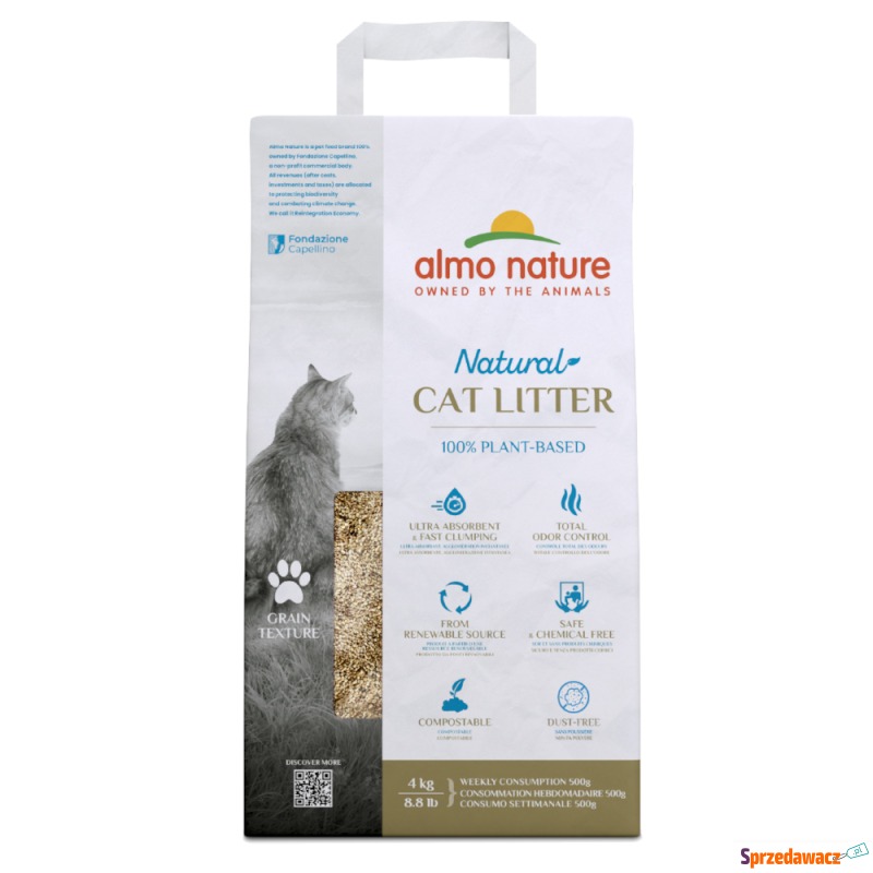 Almo Nature Natural - 4 kg - Żwirki do kuwety - Pabianice