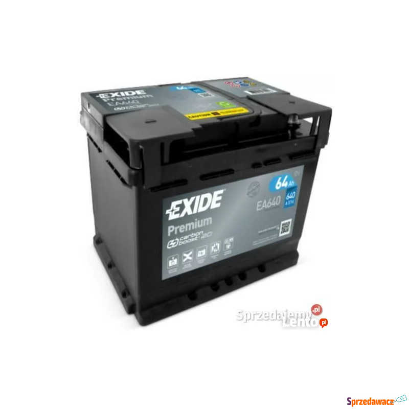 Akumulator 64Ah 640A EN Exide Premium - Akumulatory - Otwock