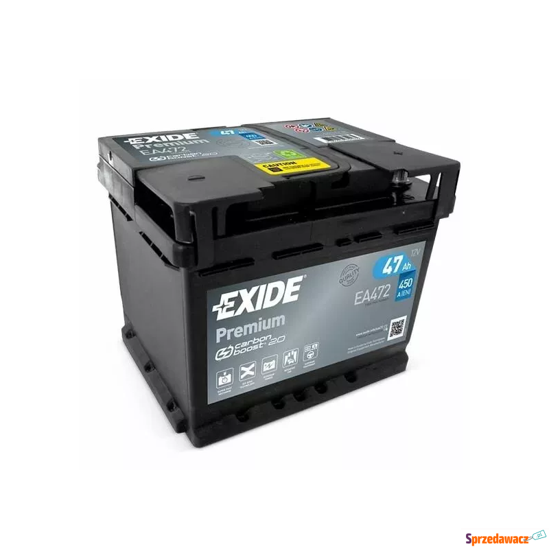 Akumulator 47Ah 450A EN Exide Premium - Akumulatory - Otwock