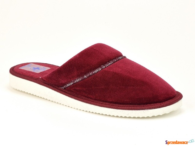 Pantofle PAMI  024 DZG-K burgund - Klapki damskie - Bytom