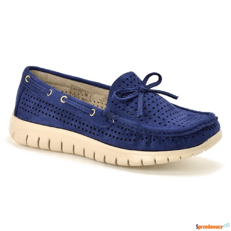 Mokasyny Vinceza 87974 granatowe - Mokasyny damskie - Białystok