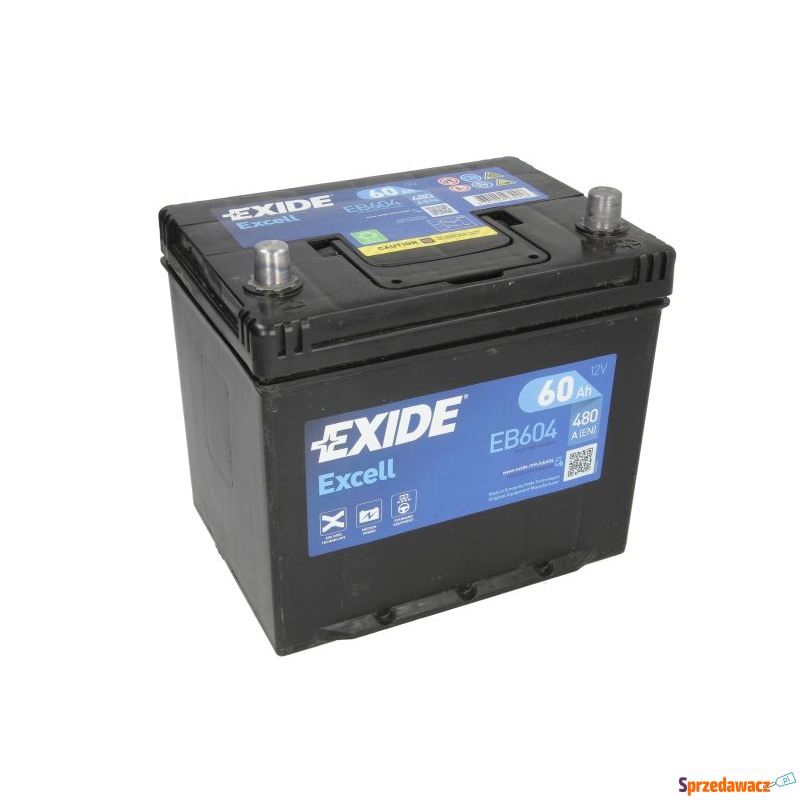 Akumulator 60Ah 480A P+ Japan Exide Excell -... - Akumulatory - Sosnowiec